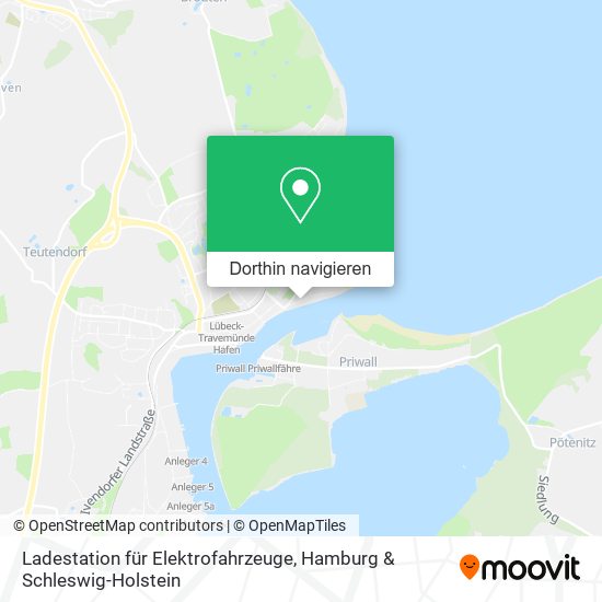 Ladestation für Elektrofahrzeuge Karte