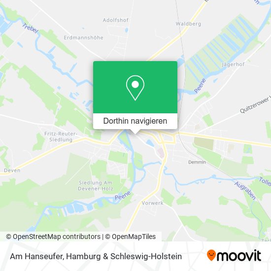 Am Hanseufer Karte