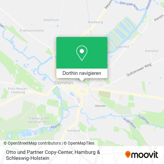 Otto und Partner Copy-Center Karte