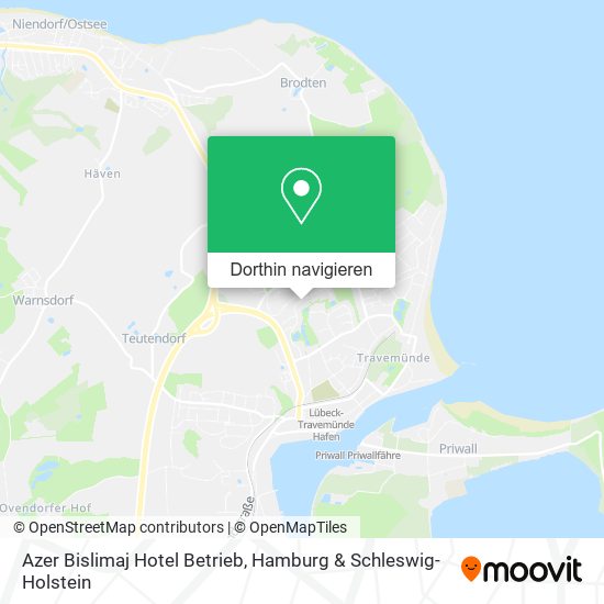 Azer Bislimaj Hotel Betrieb Karte
