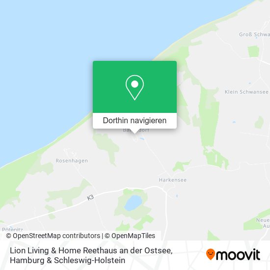 Lion Living & Home Reethaus an der Ostsee Karte