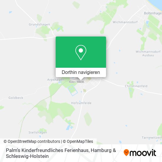 Palm's Kinderfreundliches Ferienhaus Karte