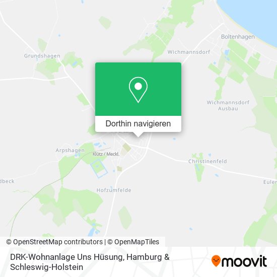 DRK-Wohnanlage Uns Hüsung Karte