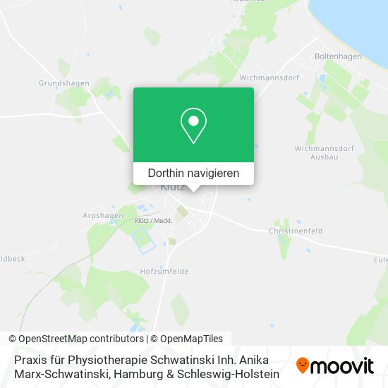 Praxis für Physiotherapie Schwatinski Inh. Anika Marx-Schwatinski Karte
