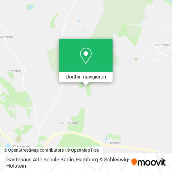 Gästehaus Alte Schule Barlin Karte
