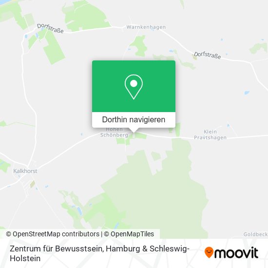 Zentrum für Bewusstsein Karte