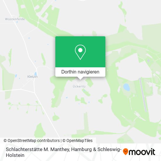Schlachterstätte M. Manthey Karte