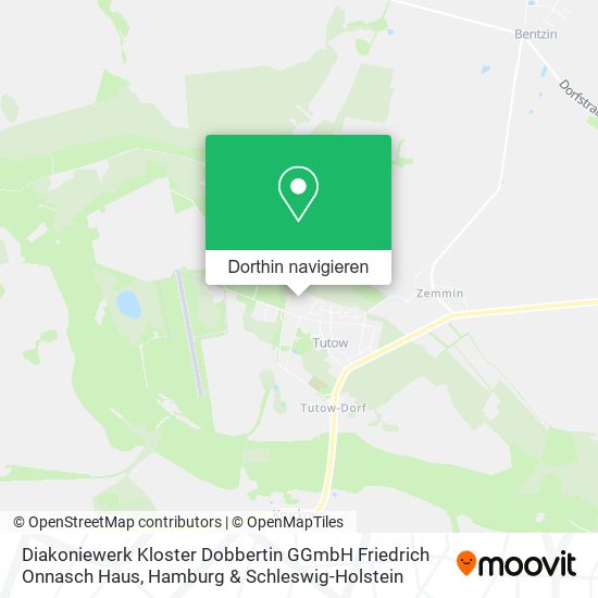 Diakoniewerk Kloster Dobbertin GGmbH Friedrich Onnasch Haus Karte