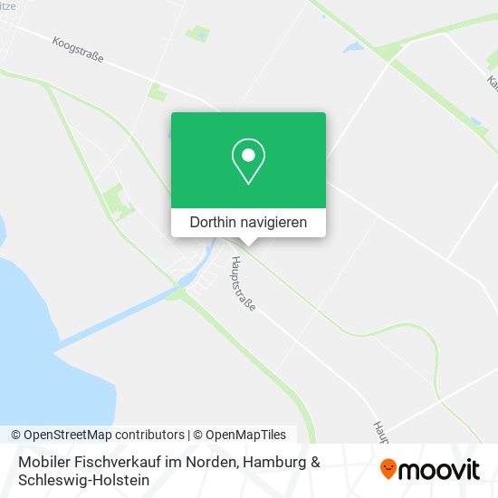 Mobiler Fischverkauf im Norden Karte