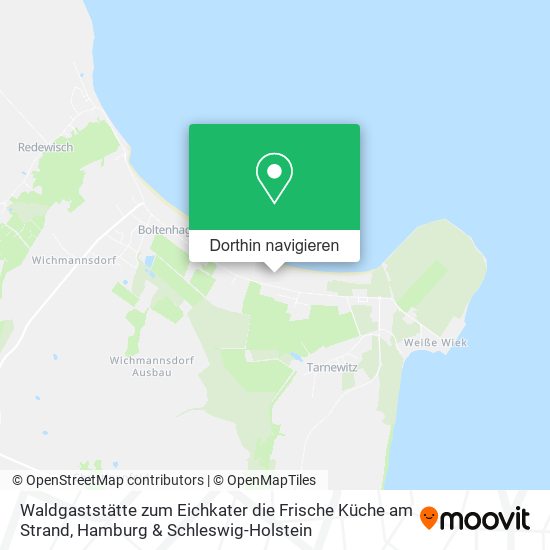 Waldgaststätte zum Eichkater die Frische Küche am Strand Karte