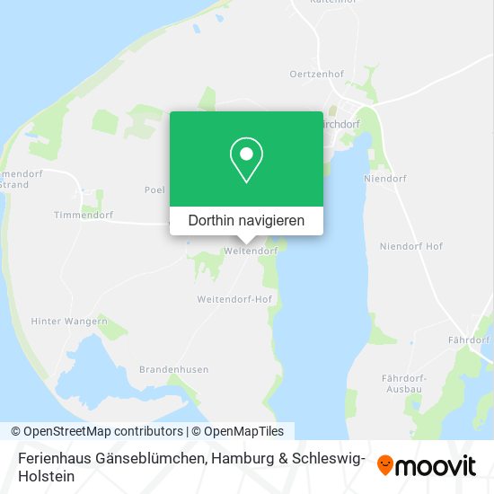 Ferienhaus Gänseblümchen Karte