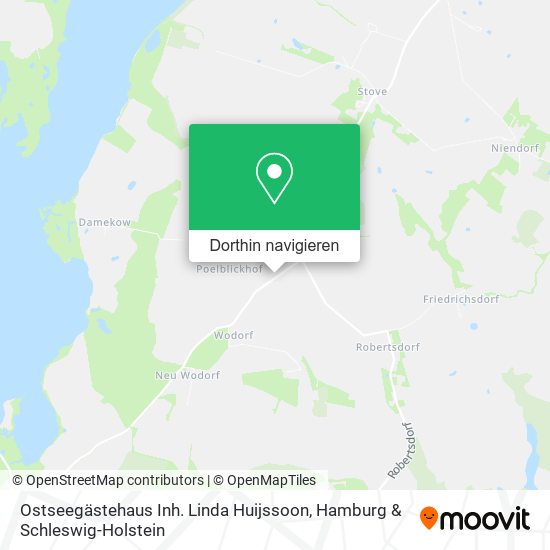 Ostseegästehaus Inh. Linda Huijssoon Karte