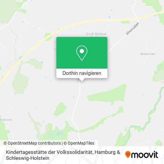 Kindertagesstätte der Volkssolidarität Karte