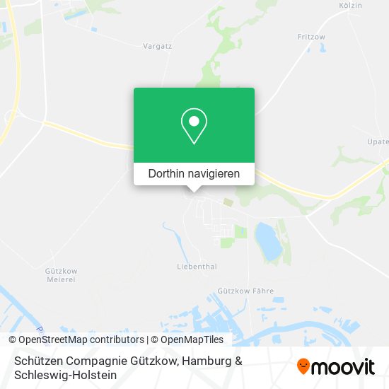 Schützen Compagnie Gützkow Karte