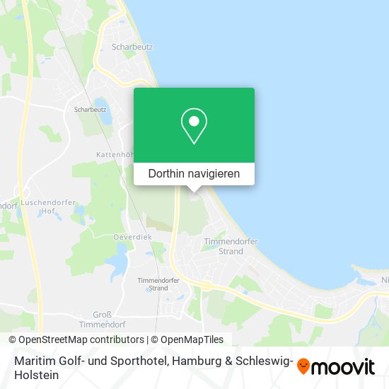 Maritim Golf- und Sporthotel Karte