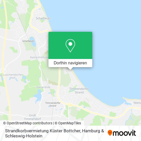 Strandkorbvermietung Küster Bottcher Karte