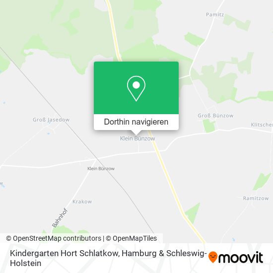 Kindergarten Hort Schlatkow Karte