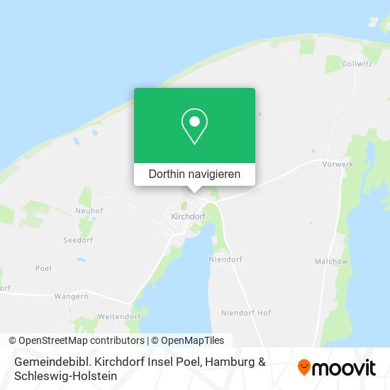 Gemeindebibl. Kirchdorf Insel Poel Karte