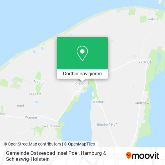 Gemeinde Ostseebad Insel Poel Karte