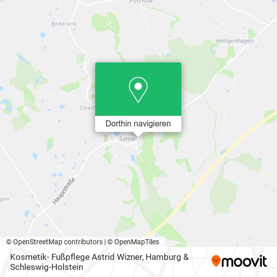 Kosmetik- Fußpflege Astrid Wizner Karte