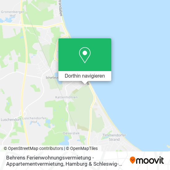 Behrens Ferienwohnungsvermietung - Appartementvermietung Karte
