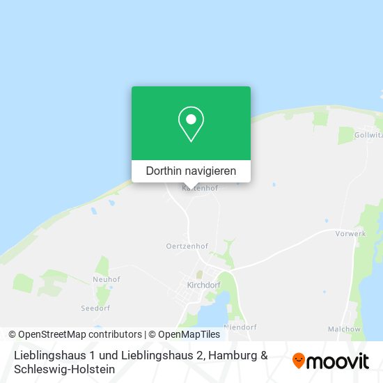 Lieblingshaus 1 und Lieblingshaus 2 Karte