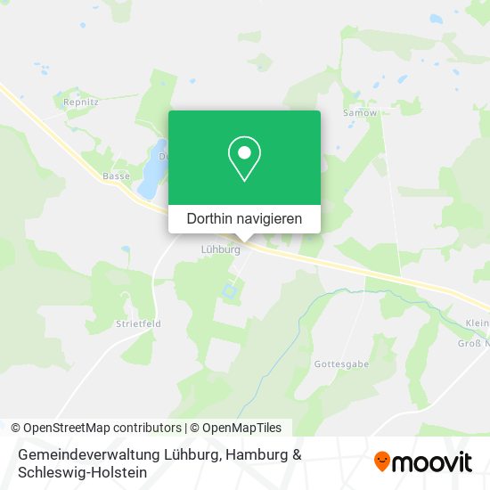 Gemeindeverwaltung Lühburg Karte