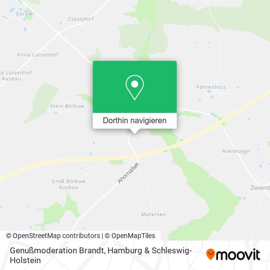 Genußmoderation Brandt Karte