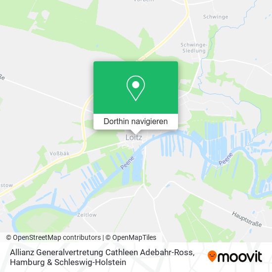 Allianz Generalvertretung Cathleen Adebahr-Ross Karte