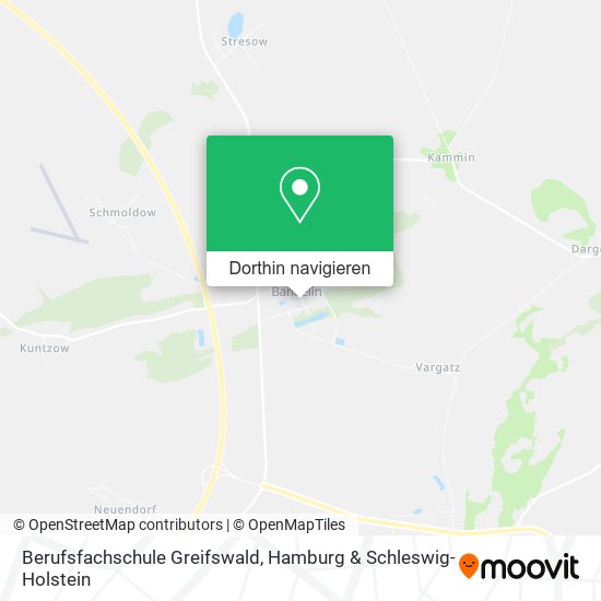 Berufsfachschule Greifswald Karte