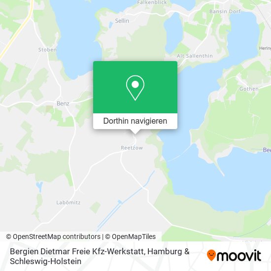 Bergien Dietmar Freie Kfz-Werkstatt Karte