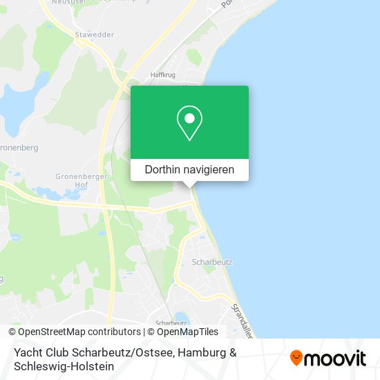 Yacht Club Scharbeutz/Ostsee Karte