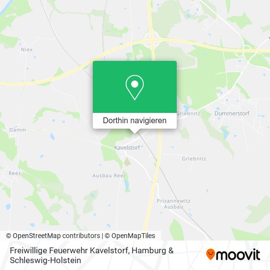 Freiwillige Feuerwehr Kavelstorf Karte