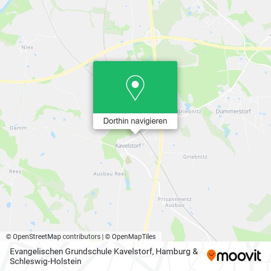 Evangelischen Grundschule Kavelstorf Karte
