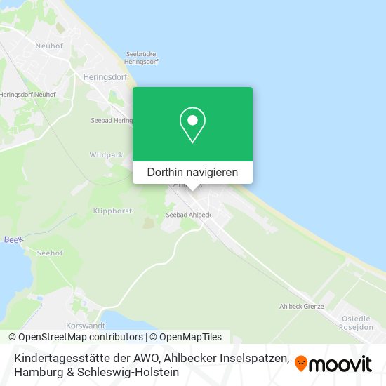Kindertagesstätte der AWO, Ahlbecker Inselspatzen Karte