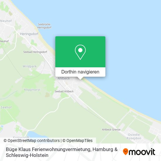 Büge Klaus Ferienwohnungvermietung Karte