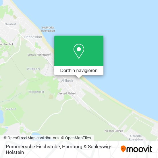 Pommersche Fischstube Karte