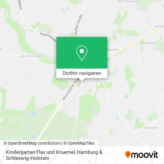 Kindergarten Flax und Kruemel Karte