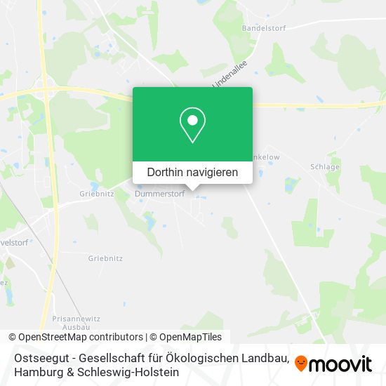 Ostseegut - Gesellschaft für Ökologischen Landbau Karte