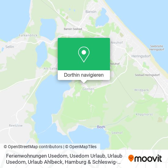 Ferienwohnungen Usedom, Usedom Urlaub, Urlaub Usedom, Urlaub Ahlbeck Karte