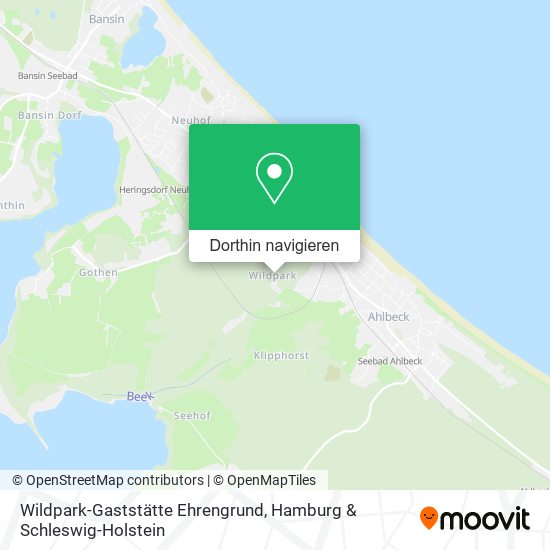Wildpark-Gaststätte Ehrengrund Karte