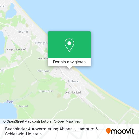 Buchbinder Autovermietung Ahlbeck Karte