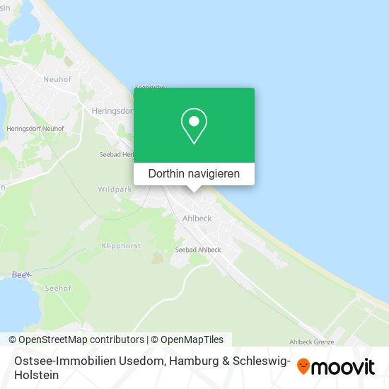 Ostsee-Immobilien Usedom Karte