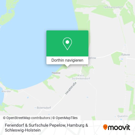 Feriendorf & Surfschule Pepelow Karte
