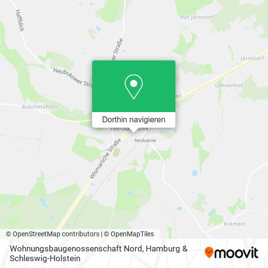 Wohnungsbaugenossenschaft Nord Karte