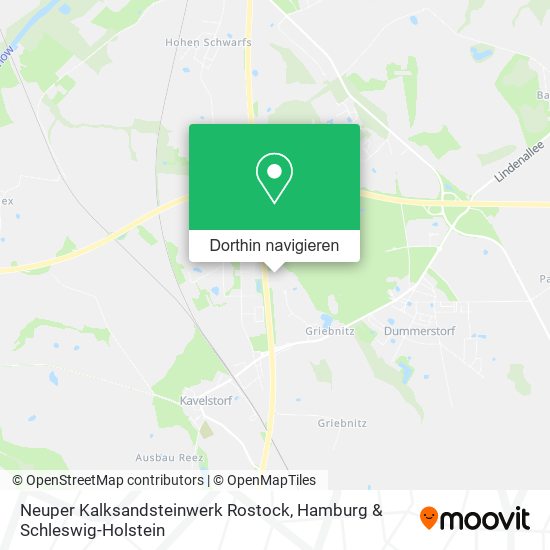 Neuper Kalksandsteinwerk Rostock Karte