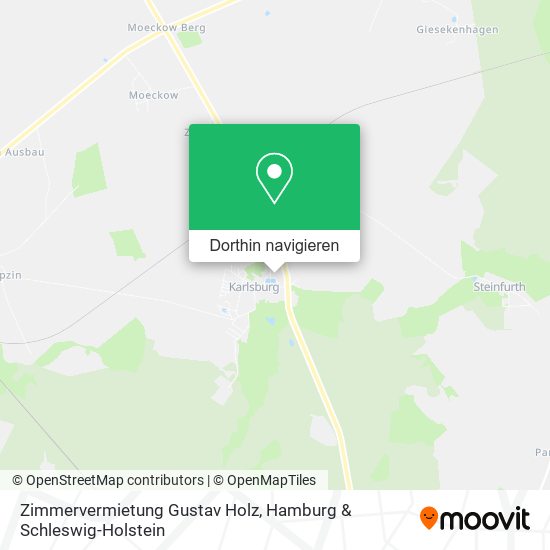 Zimmervermietung Gustav Holz Karte