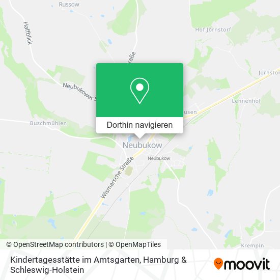 Kindertagesstätte im Amtsgarten Karte