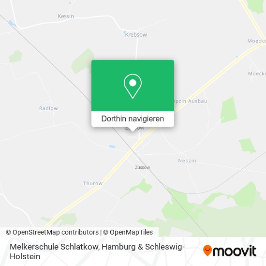 Melkerschule Schlatkow Karte