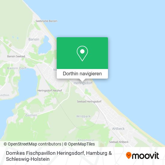 Domkes Fischpavillon Heringsdorf Karte